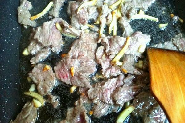 青椒牛肉的做法图解4