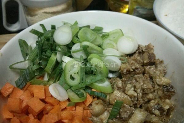 葱香卤肉千层饼的做法图解3