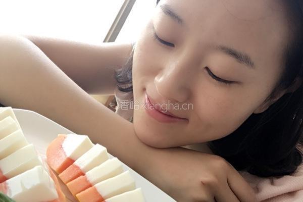 木瓜牛奶冻的做法图解6