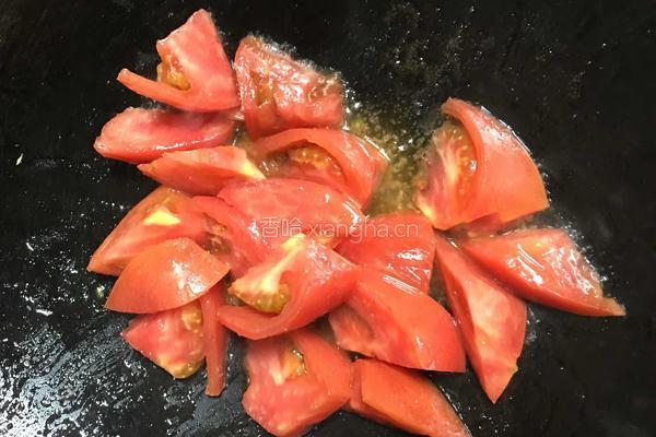 番茄蛋汤的做法图解4