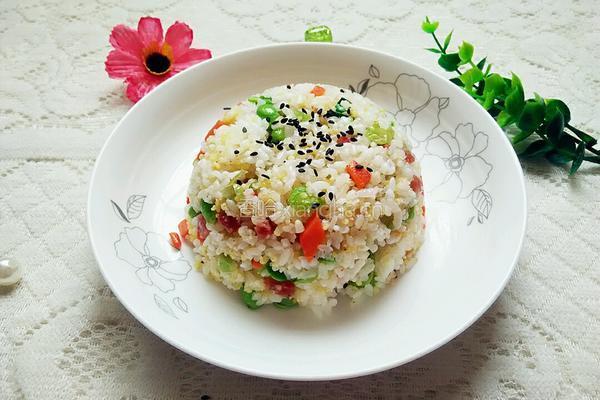 什锦炒杂米饭的做法图解10