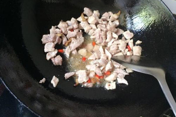高笋炒肉的做法图解5