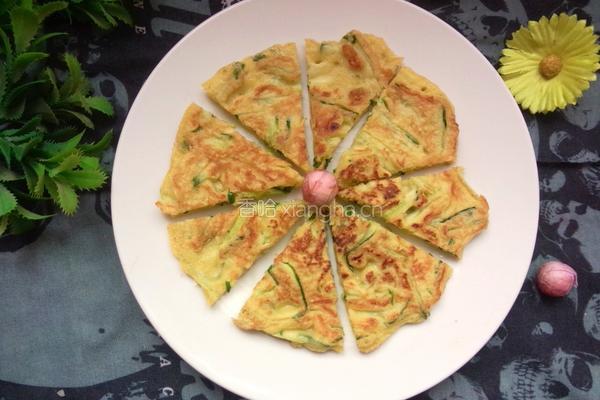 黄瓜鸡蛋饼的做法图解9