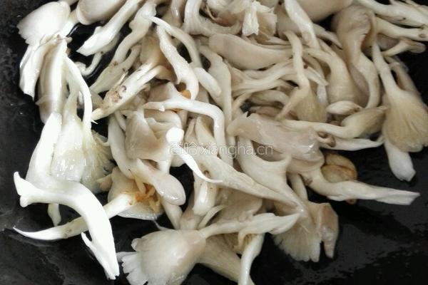 素炒平菇的做法图解4
