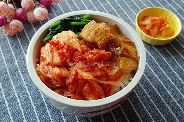 辣泡菜拌饭的做法图解8
