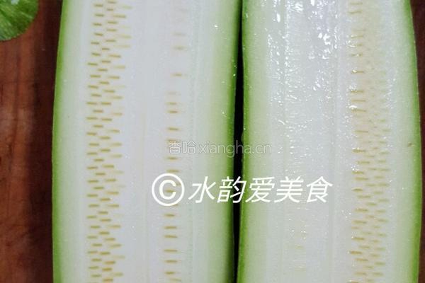 肉末焗西葫芦的做法图解2