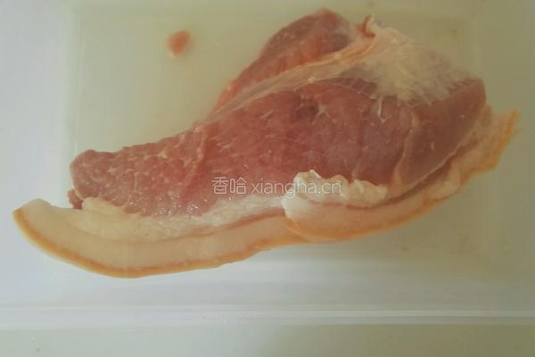 蒸五花肉的做法图解1