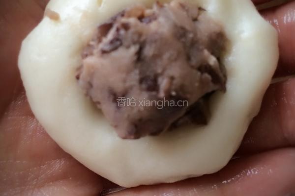 豆沙糯米丸子的做法图解2