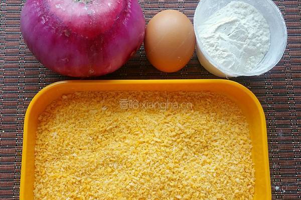 酥炸洋葱圈的做法图解1