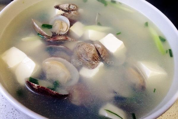 豆酱蛤蜊汤的做法图解9
