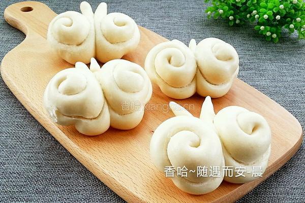 奶香蝴蝶馒头的做法图解15