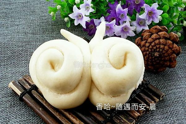 奶香蝴蝶馒头的做法图解16