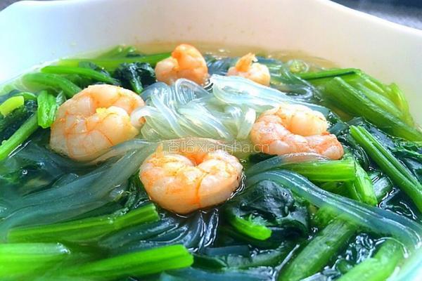 菠菜粉丝汤的做法图解10