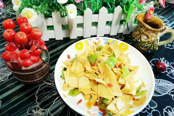 尖椒豆皮的做法图解7