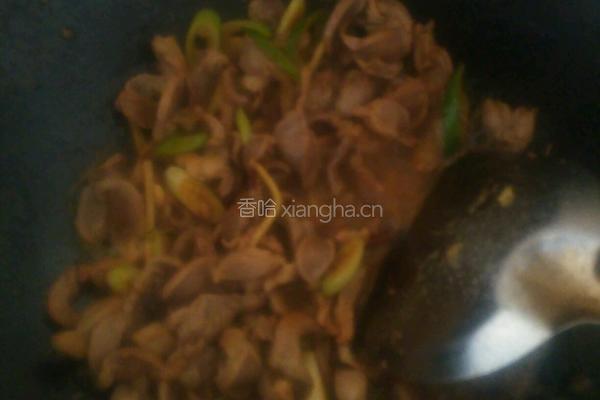 尖椒爆炒鸡胗的做法图解4