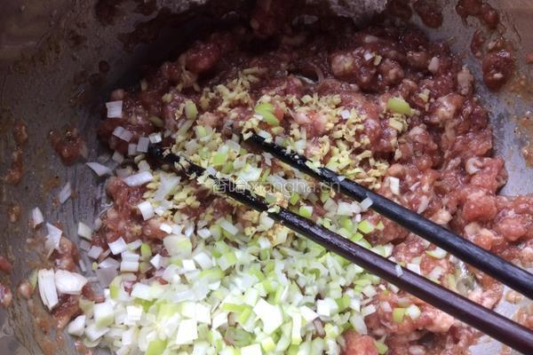 茴香苗素水饺的做法图解4