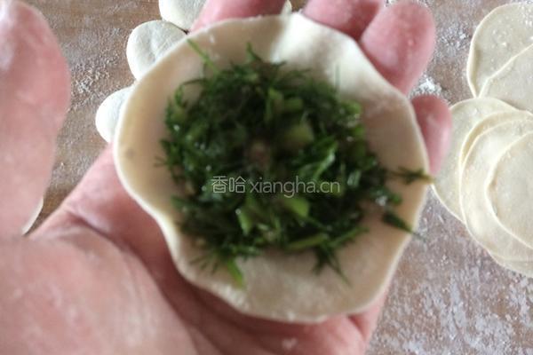 茴香苗素水饺的做法图解12