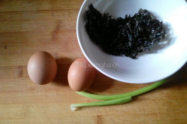 紫菜鸡蛋汤的做法图解1