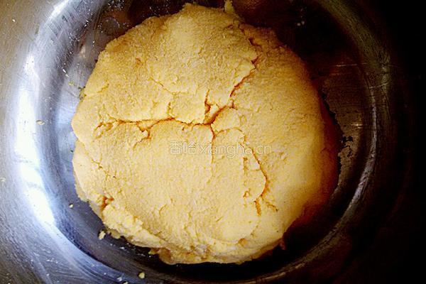 豆渣红豆沙窝窝头的做法图解5