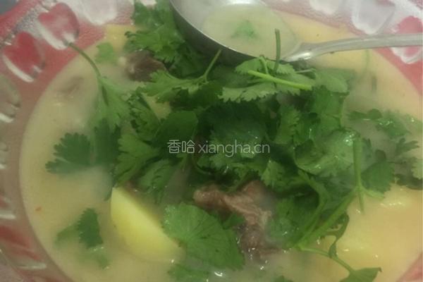 土豆炖牛腩的做法图解9