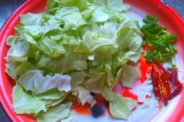 蚝油手撕包菜的做法图解2
