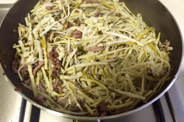 瘦肉炒竹笋的做法图解6