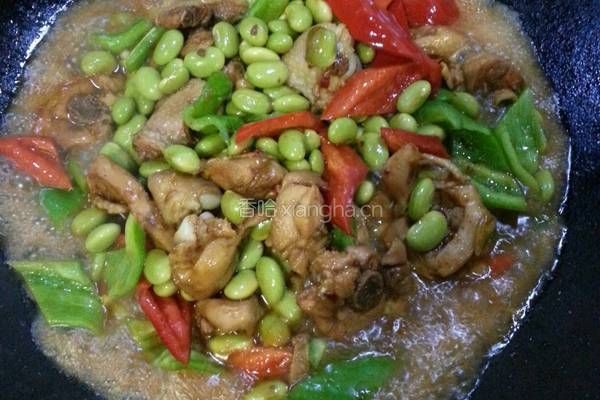 毛豆烧鸡的做法图解17