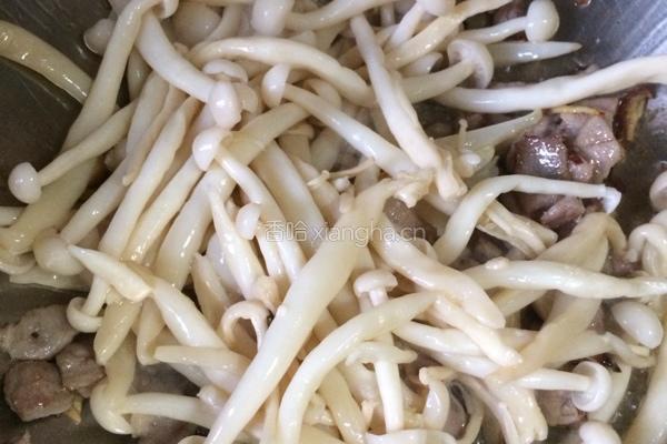 肉炒蘑菇的做法图解7