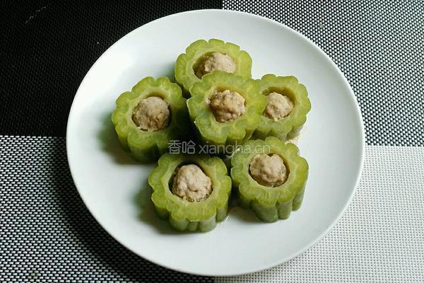 酿苦瓜的做法图解14