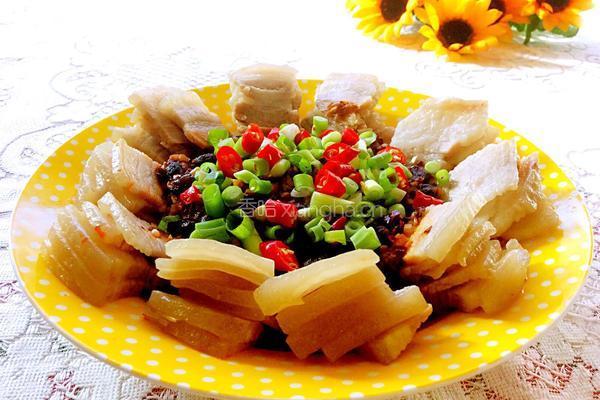 豆豉蒸五花肉的做法图解12