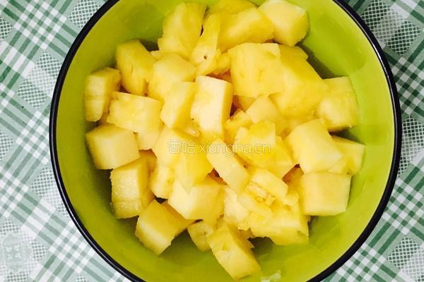菠萝炒鸡片的做法图解5