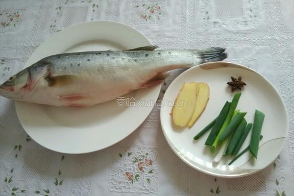 红烧鲈鱼的做法图解1