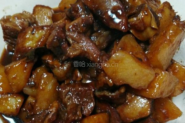 红烧土豆牛腩的做法图解4