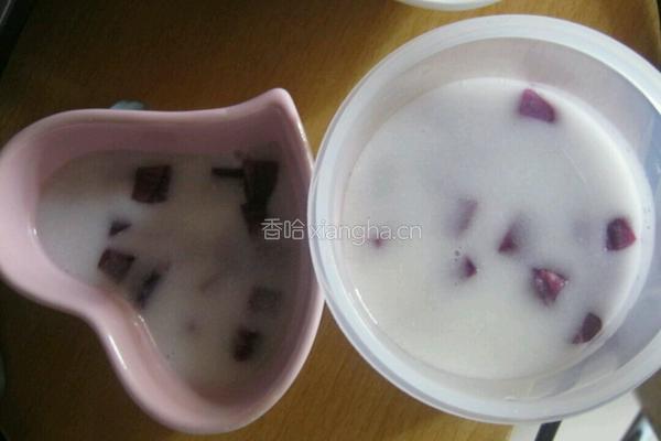 紫薯布丁的做法图解5
