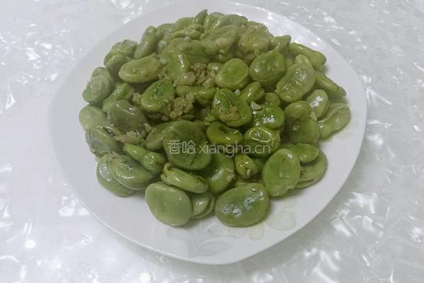 蒜香蚕豆的做法图解7