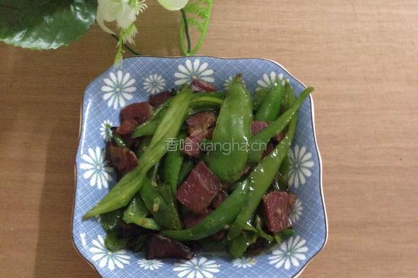 青椒炒腊肉的做法图解7