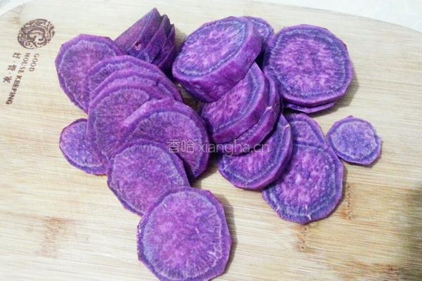 紫薯球的做法图解2