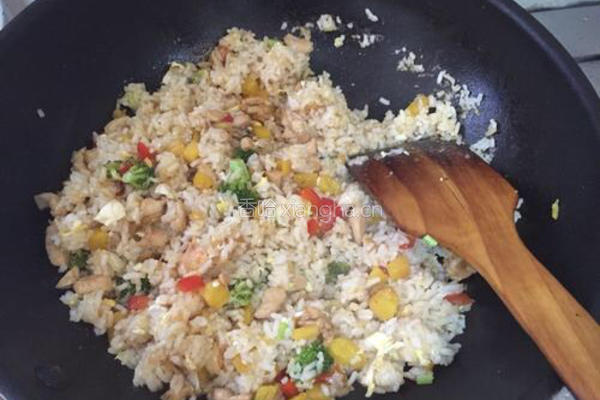 泰式菠萝鸡饭的做法图解9