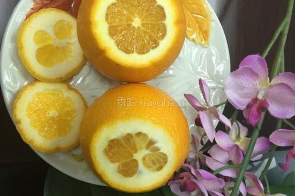 化痰止咳的蒸橙的做法图解3