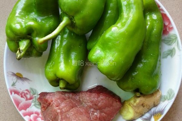 青椒牛肉小炒的做法图解1