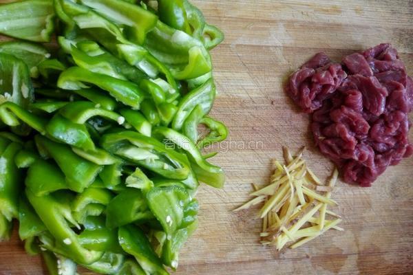 青椒牛肉小炒的做法图解2