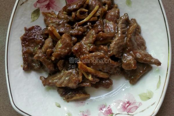 青椒牛肉小炒的做法图解5