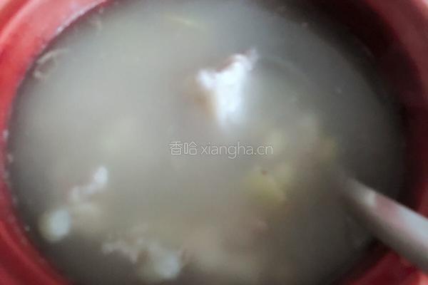 猪脚炖黄豆的做法图解6