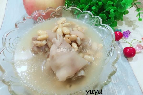 猪脚炖黄豆的做法图解8
