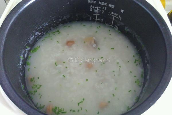 花生咸排骨粥的做法图解10