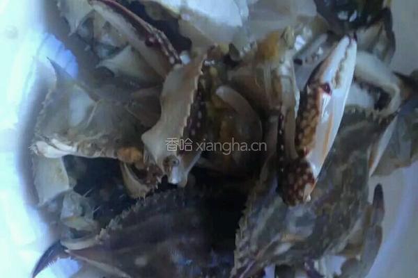 红烧螃蟹的做法图解1
