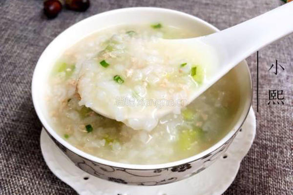 黄瓜肉末粥的做法图解10