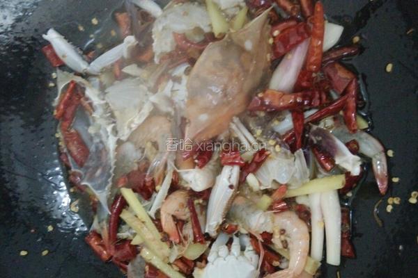 麻辣虾蟹锅的做法图解5