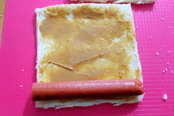 香肠卷三明治的做法图解5