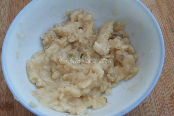香蕉红薯饼的做法图解4